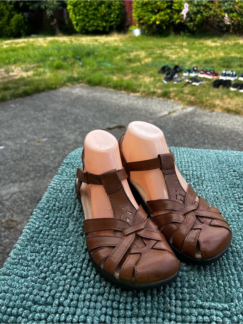 Earth Origins Brown Closed-Toe Sandals - Comfortable Everyday Sz 8M - Picture 9 of 14